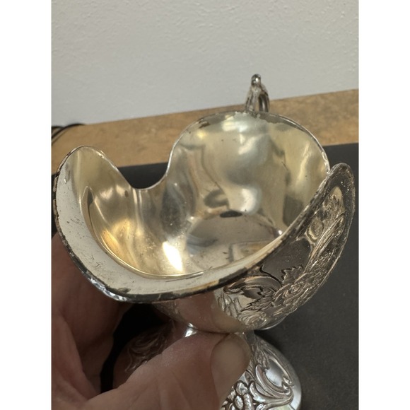 Vintage Silver Plated Creamer Or Sugar Bowl - Picture 2 of 7